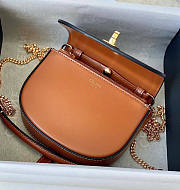 Celine Small 16 Wallet On Chain Brown Size 14 x 11 x 5 cm - 3