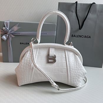 Balenciaga Handle White Bag Size 27 x 15.5 x 11 cm