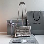 Balenciaga Triplet Organ Chain Bag Silver Size 21 x 8 x 12 cm - 1