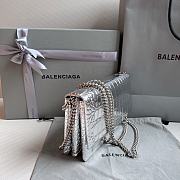 Balenciaga Triplet Organ Chain Bag Silver Size 21 x 8 x 12 cm - 4