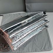Balenciaga Triplet Organ Chain Bag Silver Size 21 x 8 x 12 cm - 2