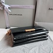 Balenciaga Triplet Organ Chain Bag Black Size 21 x 8 x 12 cm - 3