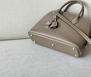Hermes Bolide Bowling Tote Epsom Grey Size 26 x 19 x 10 cm - 2
