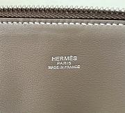 Hermes Bolide Bowling Tote Epsom Grey Size 26 x 19 x 10 cm - 4