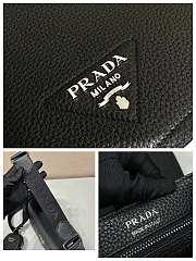 Prada Diagonal Bag 1BD293 Black Size 24 x 17 x 9.5 cm - 2