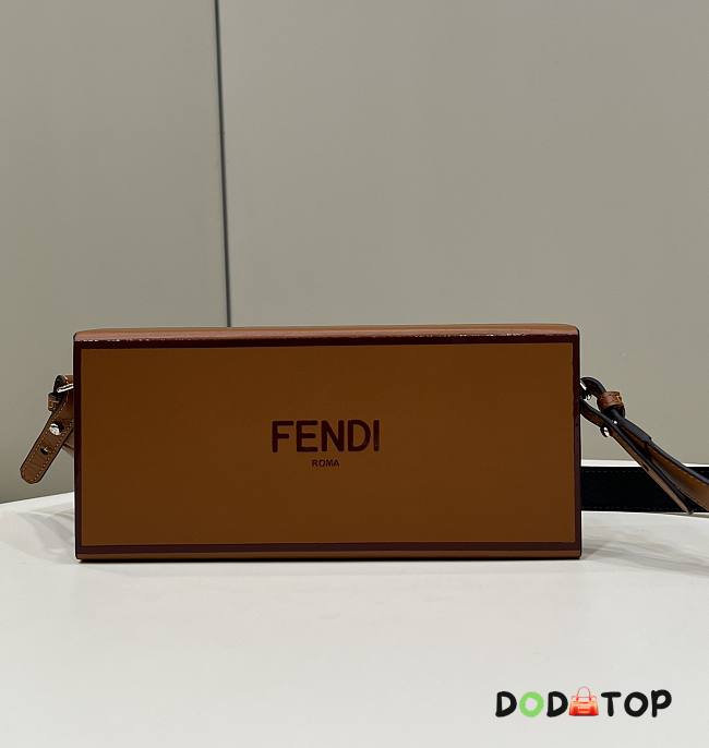 Fendi Box Bag Ancient Brown Size 24 x 5 x 11 cm - 1