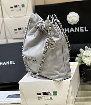 Chanel Small Handbag Gray Size 35 x 37 x 7 cm - 3