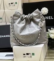 Chanel Small Handbag Gray Size 35 x 37 x 7 cm - 5