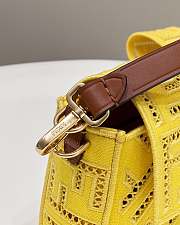 Fendi Baguette Yellow Bag Size 28 × 6 × 14 cm - 2