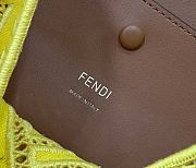 Fendi Baguette Yellow Bag Size 28 × 6 × 14 cm - 3
