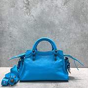 Balenciaga Neo Cagole Motorcycle Blue Bag Size 26 x 13 x 18 cm - 4