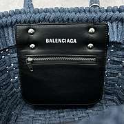 Balenciaga 22 Vegetable Basket Bag Blue Size 23 x 29 x 38 cm - 5