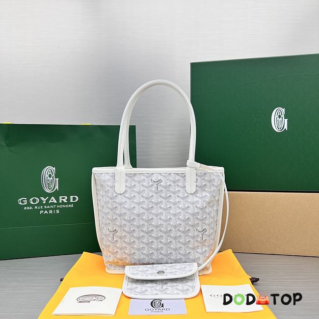 Goyard Double Sided Mini Tote White Size 28.5 x 10.5 x 37.5 cm - 1