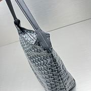 Goyard New Hobo Underarm Grey Bag Size 34 x 14 x 26 cm - 5