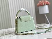 Louis Vuitton LV Capucines Mini Handbag Green Size 21 x 14 x 8 cm - 5