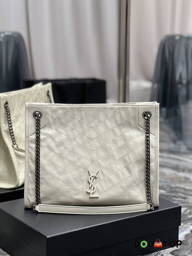 YSL Shopping Bag White Size 33 x 27 x 11.5 cm - 1