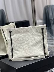 YSL Shopping Bag White Size 33 x 27 x 11.5 cm - 3