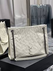 YSL Shopping Bag White Size 33 x 27 x 11.5 cm - 4