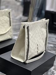YSL Shopping Bag White Size 33 x 27 x 11.5 cm - 5