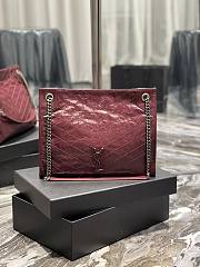 YSL Shopping Bag Red Size 33 x 27 x 11.5 cm - 1