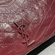 YSL Shopping Bag Red Size 33 x 27 x 11.5 cm - 4