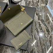 YSL Mini Envelope Bag Green Size 19 x 12 x 4 cm - 2