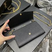YSL Mini Envelope Bag Black With Gold Hardware Size 19 x 12 x 4 cm - 2