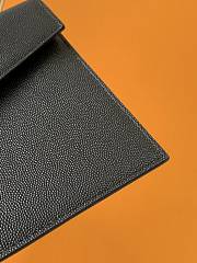 YSL Flap Envelope Clutch Black Size 27 × 16 × 2 cm - 3