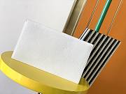 YSL Flap Envelope Clutch White Size 27 × 16 × 2 cm - 2