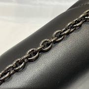 Dior 30 Montaigne Chain Bag With Handle Black Size 25 x 15 x 8 cm - 6