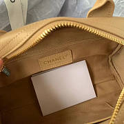 Chanel Cl Vintage Beige Bag Size 25 x 14 x 9 cm - 3