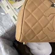 Chanel Cl Vintage Beige Bag Size 25 x 14 x 9 cm - 5