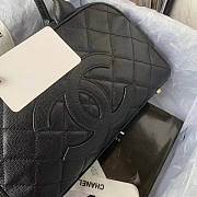 Chanel Cl Vintage Black Bag Size 25 x 14 x 9 cm - 6
