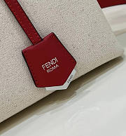 Fendi By The Way Medium Red Size 27 x 13 x 15 cm - 5