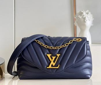 Louis Vuitton New Wave Chain Bag Blue Size 24 x 14 x 9 cm