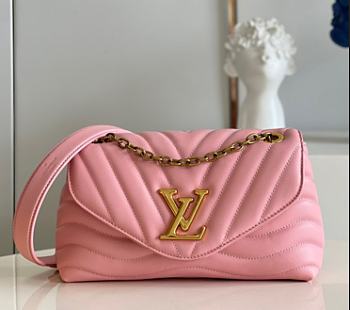 Louis Vuitton New Wave Chain Bag Pink Size 24 x 14 x 9 cm