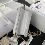 Chanel Cl Vanity Case Grey Size 11.5 × 15 × 8.5 cm - 2