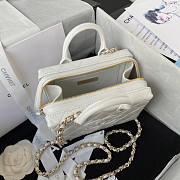 Chanel Cl Vanity Case White Size 11.5 × 15 × 8.5 cm - 4
