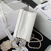 Chanel Cl Vanity Case White Size 11.5 × 15 × 8.5 cm - 3