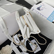 Chanel Cl Vanity Case White Size 11.5 × 15 × 8.5 cm - 5
