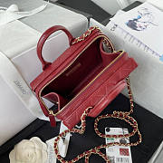 Chanel Cl Vanity Case Red Size 11.5 × 15 × 8.5 cm - 2