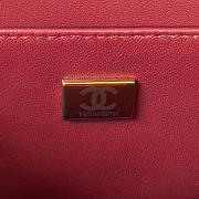 Chanel Cl Vanity Case Red Size 11.5 × 15 × 8.5 cm - 6