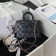 Chanel Cl Vanity Case Black Size 11.5 × 15 × 8.5 cm - 1