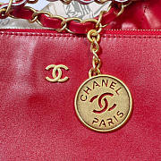 Chanel Cl 22 Handbag Red Size 38 × 42 × 8 cm - 6