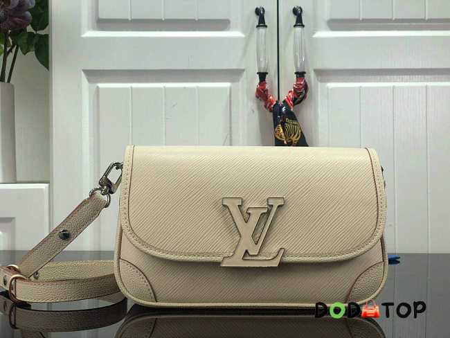 Louis Vuitton LV M59457 Buci Crossbody Bag Quartz White Size 24.5 x 15.5 x 9 cm - 1