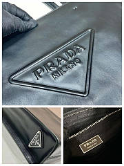 Prada Leather Tote Bag Black Size 38 x 5 x 36 cm - 2