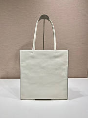Prada Leather Tote Bag White Size 38 x 5 x 36 cm - 3