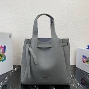 Prada Leather Tote Grey Size 33 x 16 x 35 cm - 1