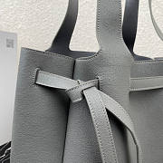 Prada Leather Tote Grey Size 33 x 16 x 35 cm - 3