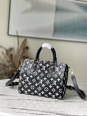 Louis Vuitton LV Speedy Bandoulière 25 Handbag Denim  - 2